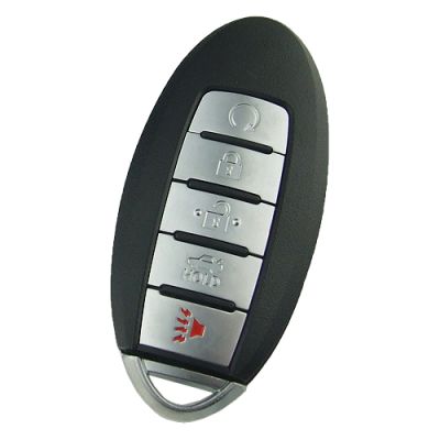 Nissan 5 button remote key blank without logo for new model - 1