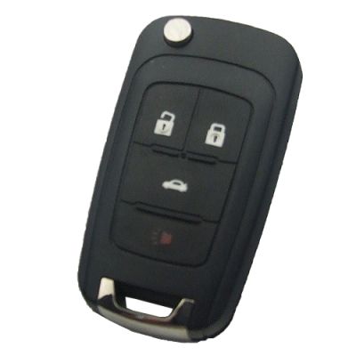 Opel 3+1 button remote key blank with panic - 1