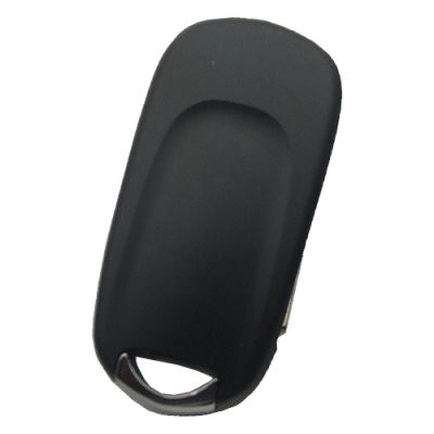 Opel Vauxhall 3 button flip remote key shell with HU100 blade - 2