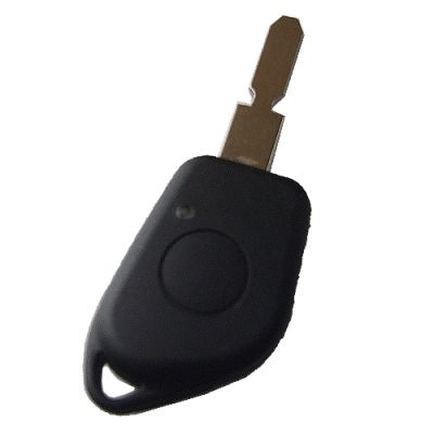 Peugeot 1 button remote key blank with 4 track blade (without logo) with led light hole - 1