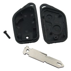 PEUGEOT 2 Buttons Key SHell (Battery holder for big battery) NE73 Key blank - 3