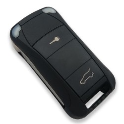 Porsche Cayenne 2 Button Flip Remote Key (AfterMarket) (315MHz, PCF7946) - 1