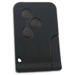 Ren Megane 2, Scenic 2 - 3 Button Smart Card (AfterMarket) (433 MHz, PCF7947) (No Logo) - 1