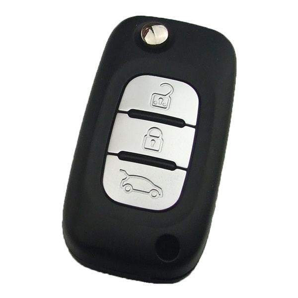 Renault Symbol Trafic Flip Remote Key 3 Buttons 433 Mhz Aes PCF7961M ...