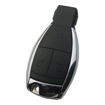 Benz 3 button remote key blank NO LOGO - 1