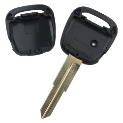 Toyota 1 button remote key with light hole TOY41 blade - 3