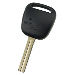 Toyota 1 button remote key with light hole with TOY48 blade - 1