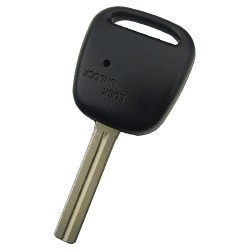 Toyota 1 button remote key with light hole with TOY48 blade (no logo) - 1