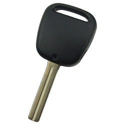 Toyota 1 button remote key with light hole with TOY48 blade (no logo) - 2