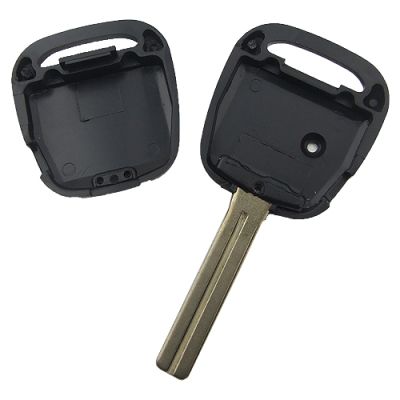 Toyota 1 button remote key with light hole with TOY48 blade (no logo) - 3