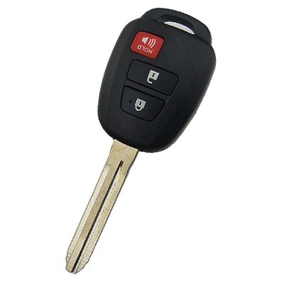 Toyota 2+1 button remote key blank - 1