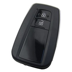 Toyota 2 button remote key blank with blade, the blade switch on the back-shell-part - 1