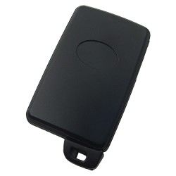 Toyota 2 button remote key shell , the blade with two side groove (black) - 2