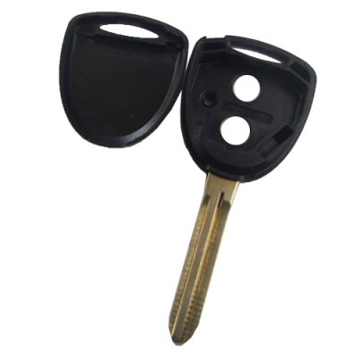 Toyota 2 button remote key shell with Toy43 blade used for FT - 3