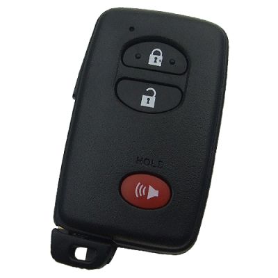 Toyota 2+1 button remote key shell (round button) - 1