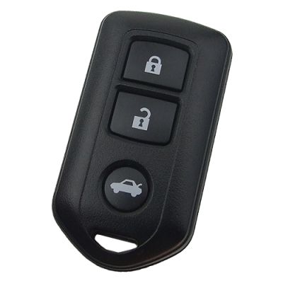 Toyota 2+1 button remote key shell without logo - 1