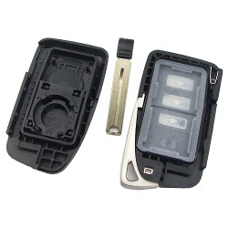 Toyota 3 button modified remote key blank - 3