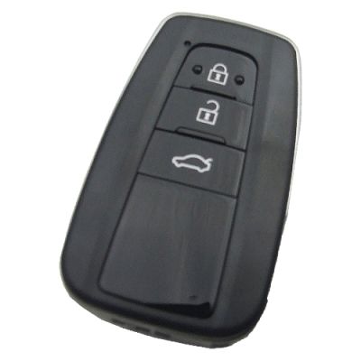 Toyota 3 button remote key blank with blade, the blade switch on the back-shell-part - 1