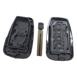 Toyota 3 button remote key blank with blade, the blade switch on the back-shell-part - 3