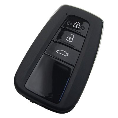 Toyota 3 button remote key blank with blade, the blade switch on the front-shell-part - 1