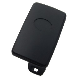 Toyota 3 button remote key shell , the blade with two side groove (black) - 2