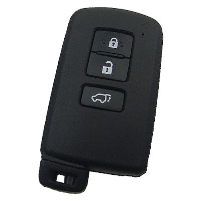 Toyota 3 button remote key shell ,the button is square - 1