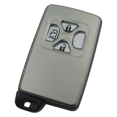 Toyota 3 button remote key shell with key blade - 1