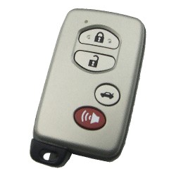 Toyota 3+1 button remote key shell - 1