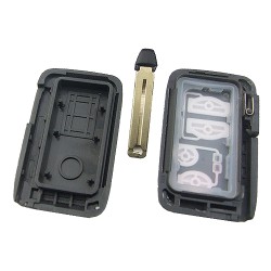 Toyota 3+1 button remote key shell - 3