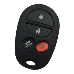 Toyota 4 button remote key shell - 1