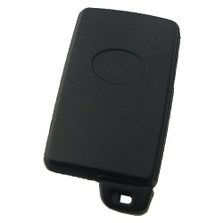 Toyota 4 button remote key shell , the blade with two side groove (black) - 2