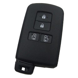 Toyota 4 button remote key shell ,the button is square - 1