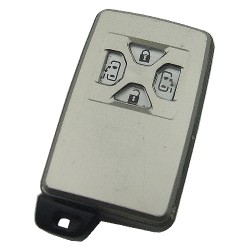 Toyota 4 button remote key shell with key blade - 1