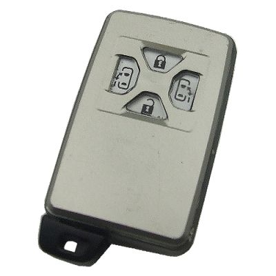 Toyota 4 button remote key shell with key blade - 1