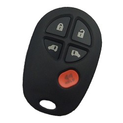 Toyota 5 button remote key shell - 1