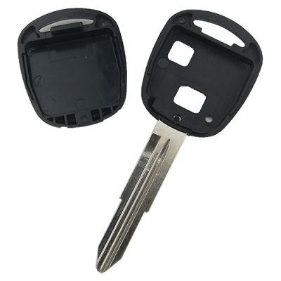 Toyota two buttons remote key shell with TOY41 blade - 2