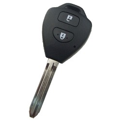 Toyota upgrade 2 button remote key blank with TOY43 blade - 1