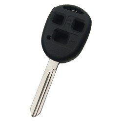 Toyota upgrade 3 button key shell with TOY47-SH3 blade - 1