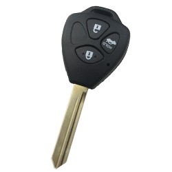 Toyota upgrade 3 button remote key blank with TOY47 blade - 1