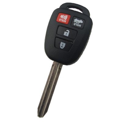 Toyota upgrade 3+1 button remote key blank - 1