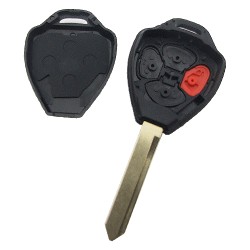 Toyota upgrade 3+1 button remote key blank with TOY47 blade - 3