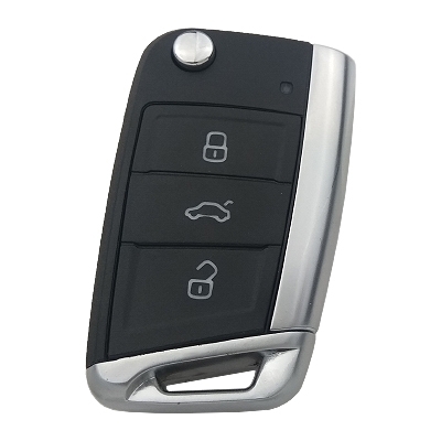 A.VAG.0135;Volksvagen GOLF 7 3 Buttons Key Shell