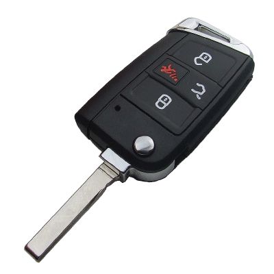 Volkswagen Golf 3+1 Buttons HU162 Key Shell - 3