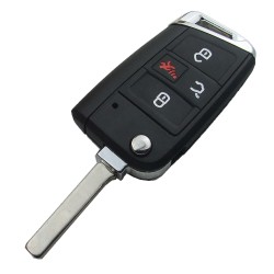 Volkswagen Golf 3+1 Buttons HU162 Key Shell - 3