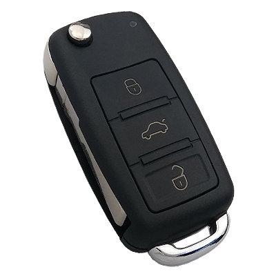 Volkswagen Touareg 3 Button Flip Remote Key (AfterMarket) (315 MHz, ID46) - 1